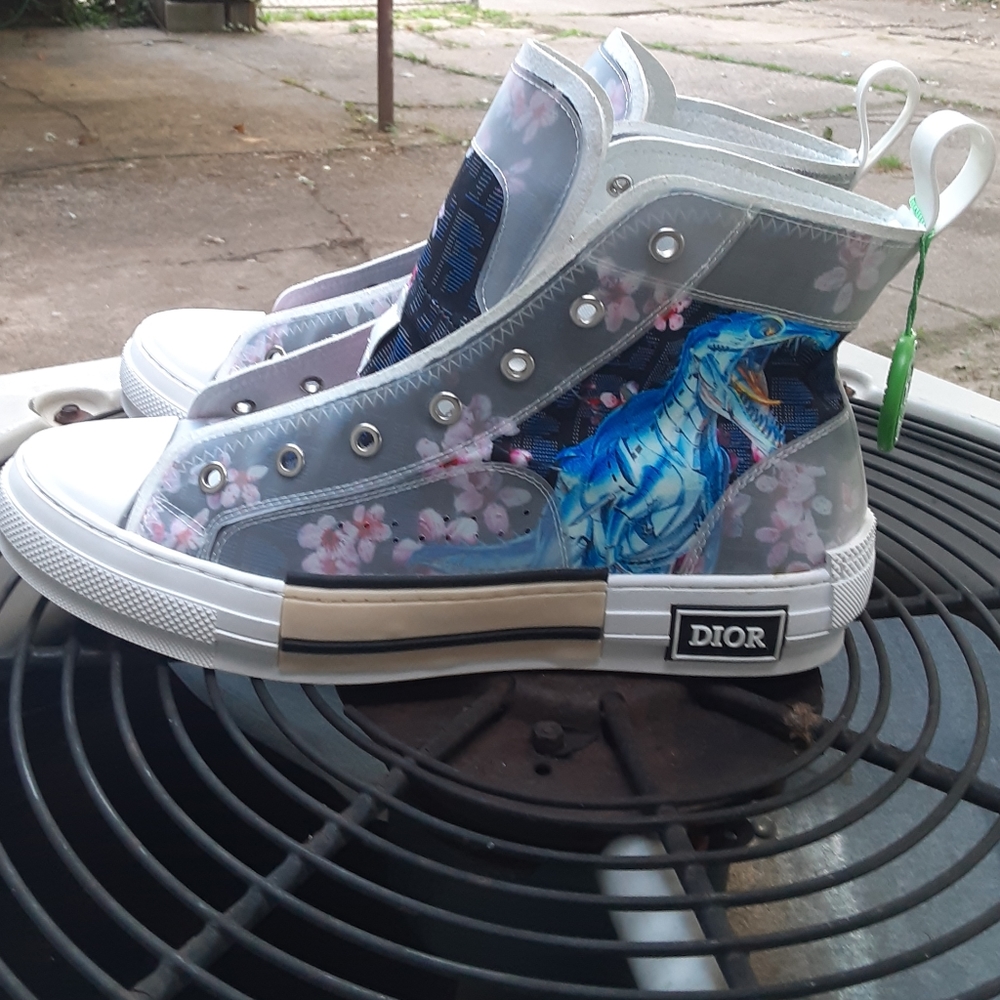 B23 High Canvas Sorayama Dinosaur Navy